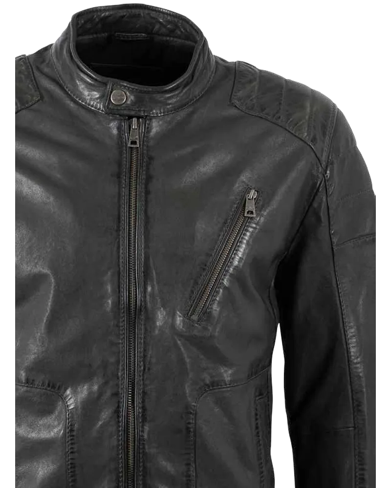 MMBolson leather biker jacket by Mauritius